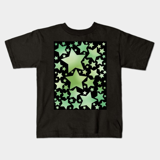 Glow Stars Kids T-Shirt by LaurenPatrick